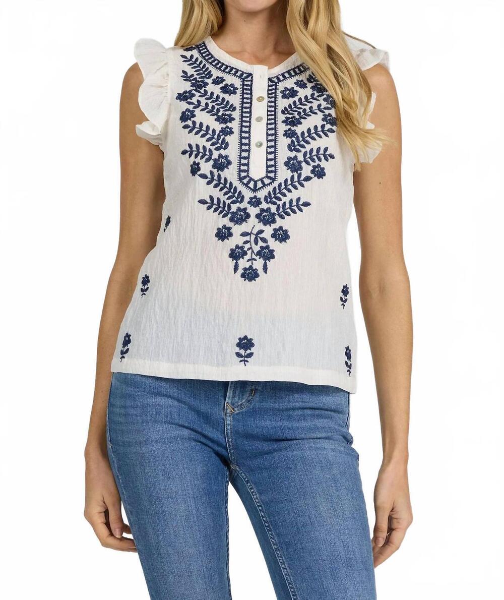 NEW DEAR JOHN DENIM nicola tank top in egret